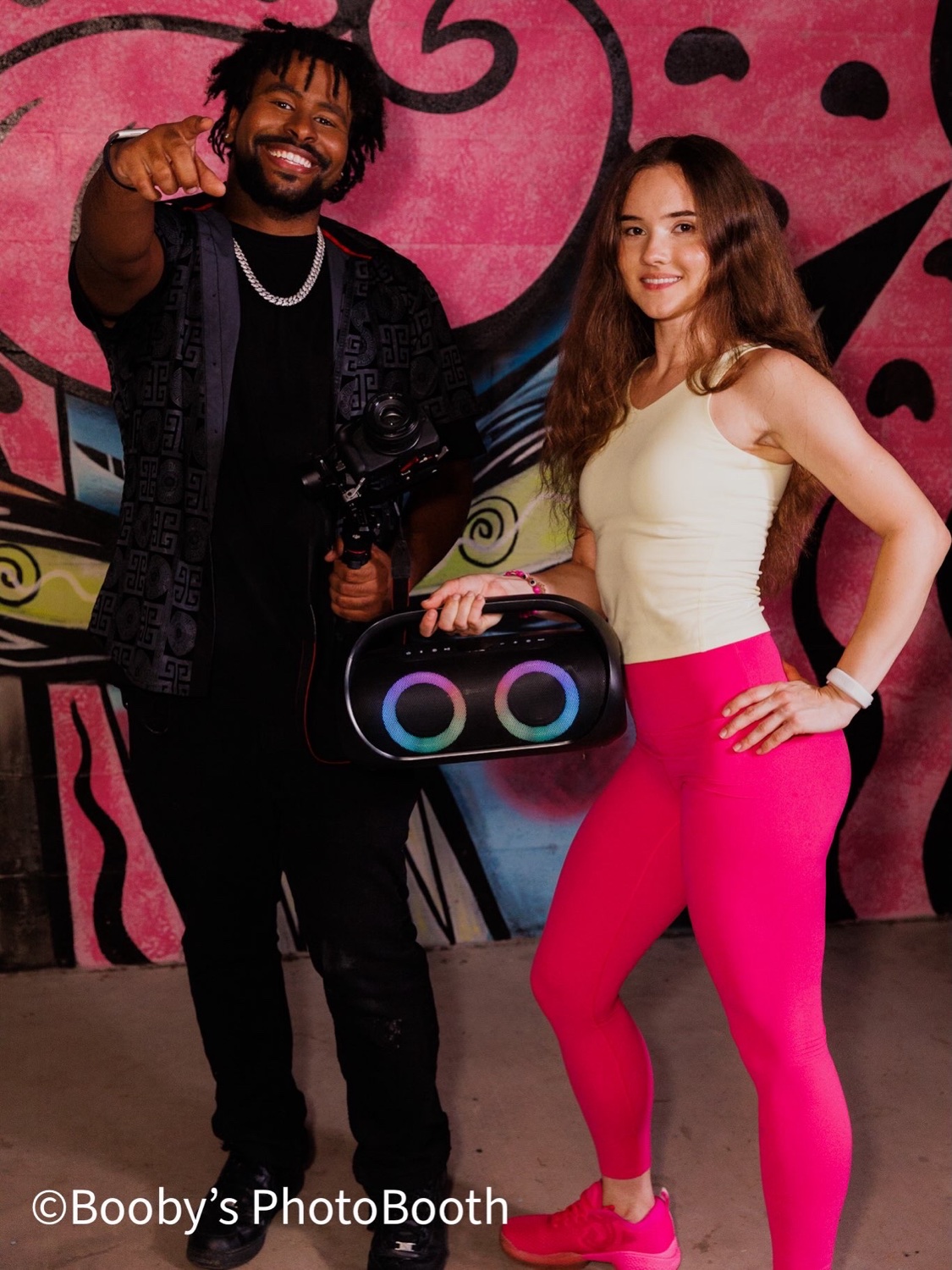 Jamaal Treasures and Alina Alex, the two shooters behind Jamaal Treasures