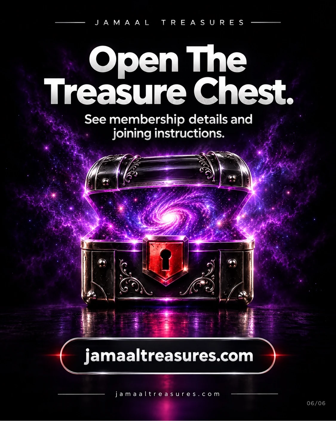 Open The Treasure Chest. See membership details and joining instructions.
