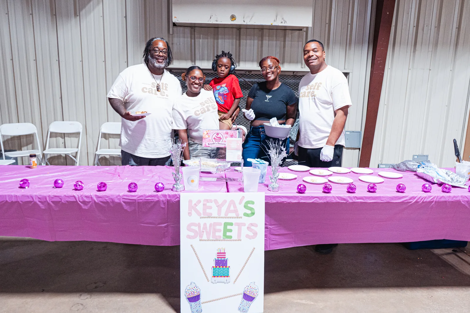 Keya's Sweets vendor table at Dessert Wars Orlando.
