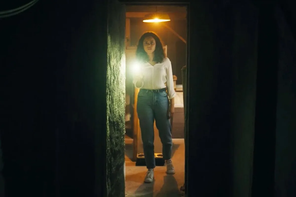 A still from the horror film Barbarian