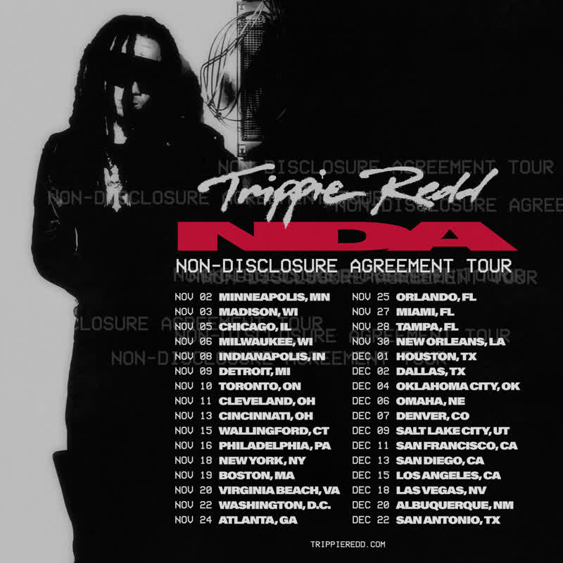Trippie Redd NDA Tour poster