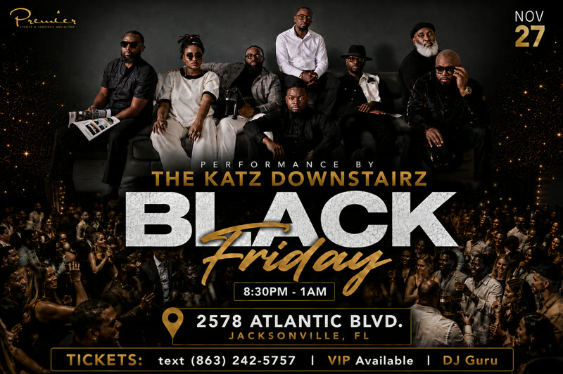 The Black Friday Experience event flyer