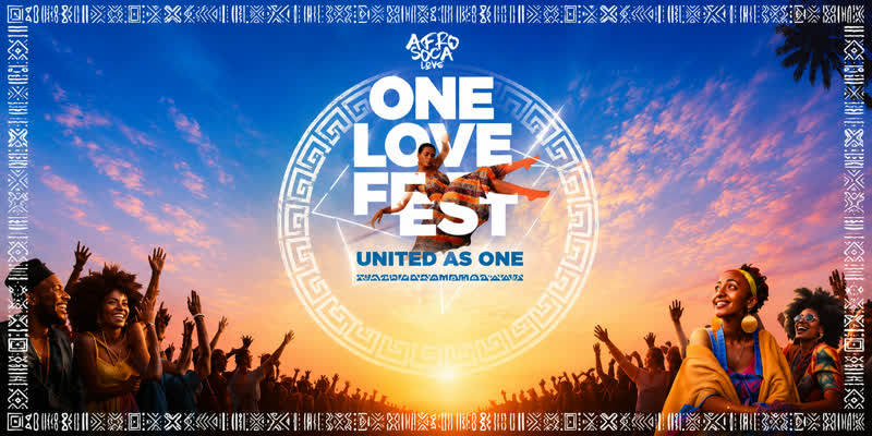 AfroSocaLove Orlando One Love Festival flyer, Festival Park Orlando