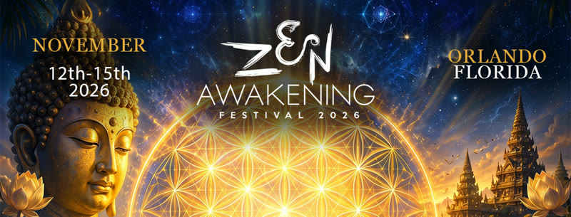 Zen Awakening Festival 2026 flyer, November 12 to 15, Fruitland Park