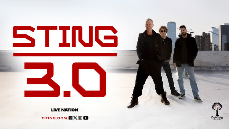 STING 3.0 Tour flyer, Hard Rock Live Orlando