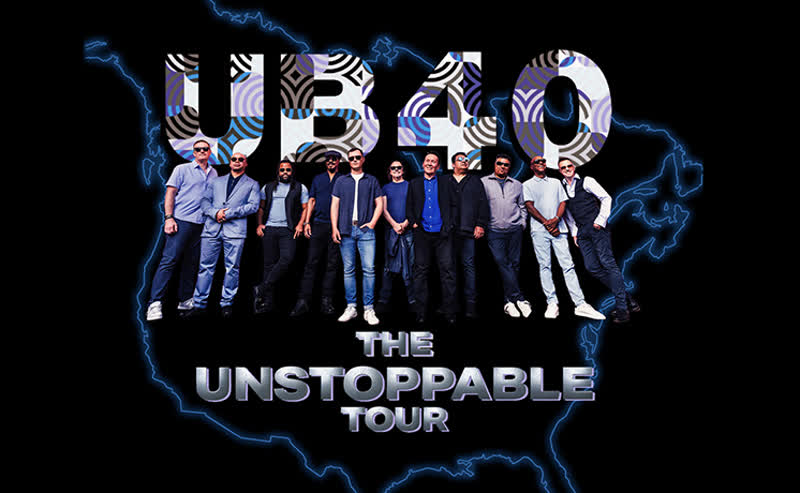 UB40 The Unstoppable Tour flyer, Hard Rock Live Orlando