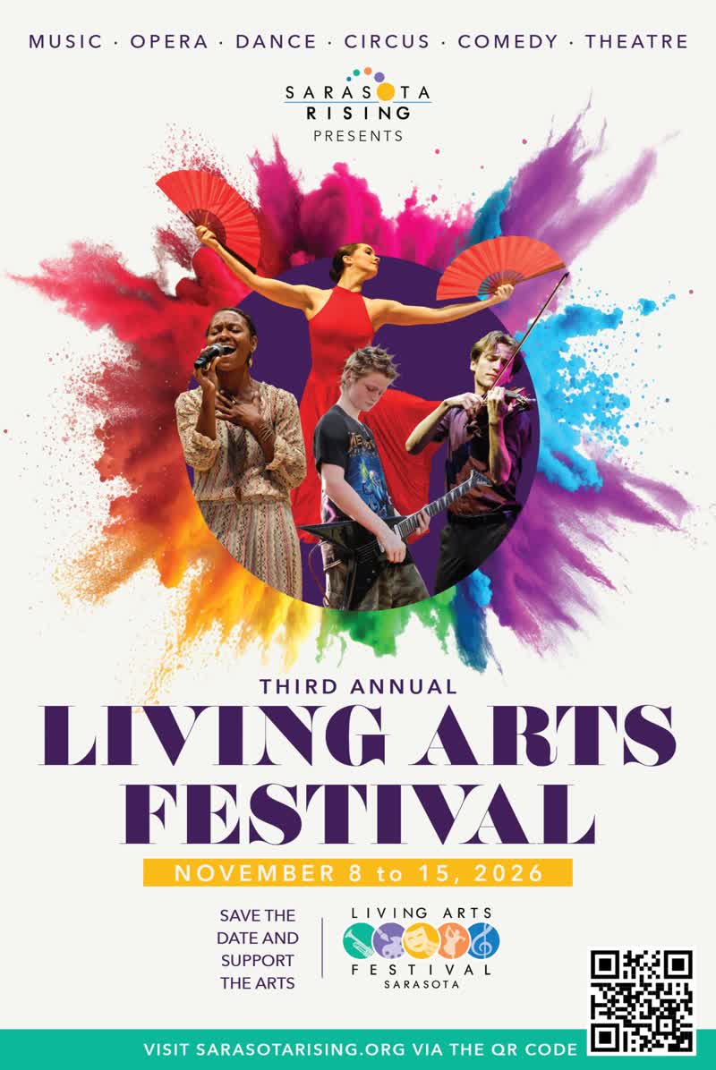 Living Arts Festival Sarasota 2026 poster