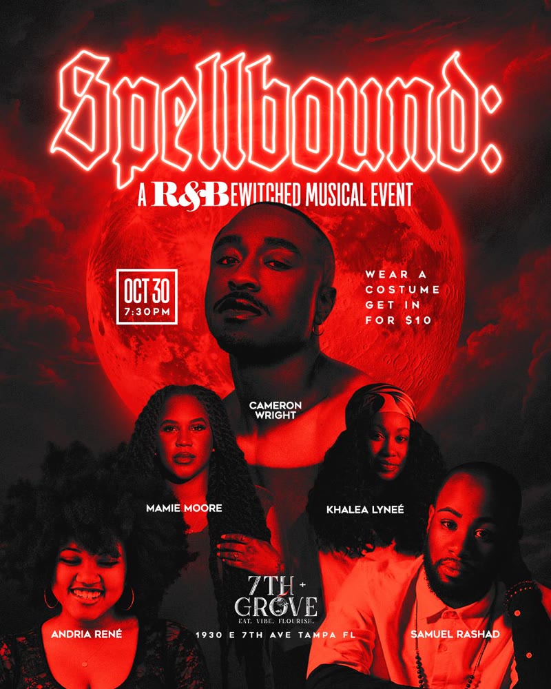 Spellbound event flyer