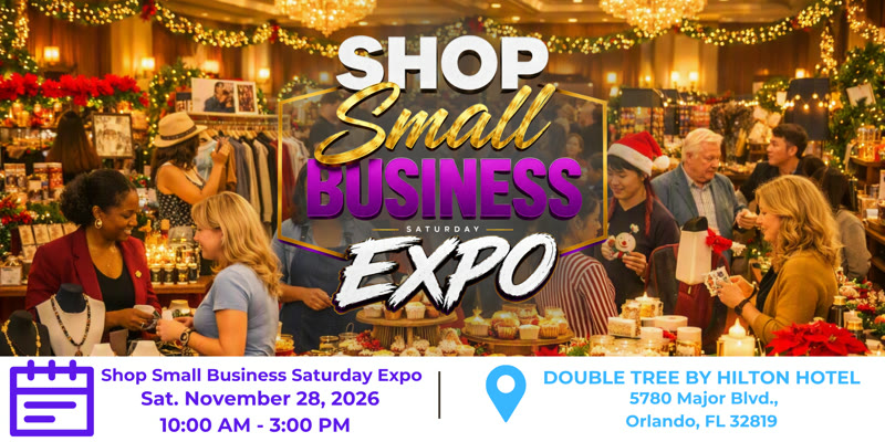 Shop Small Business Saturday Expo 2026 event flyer
