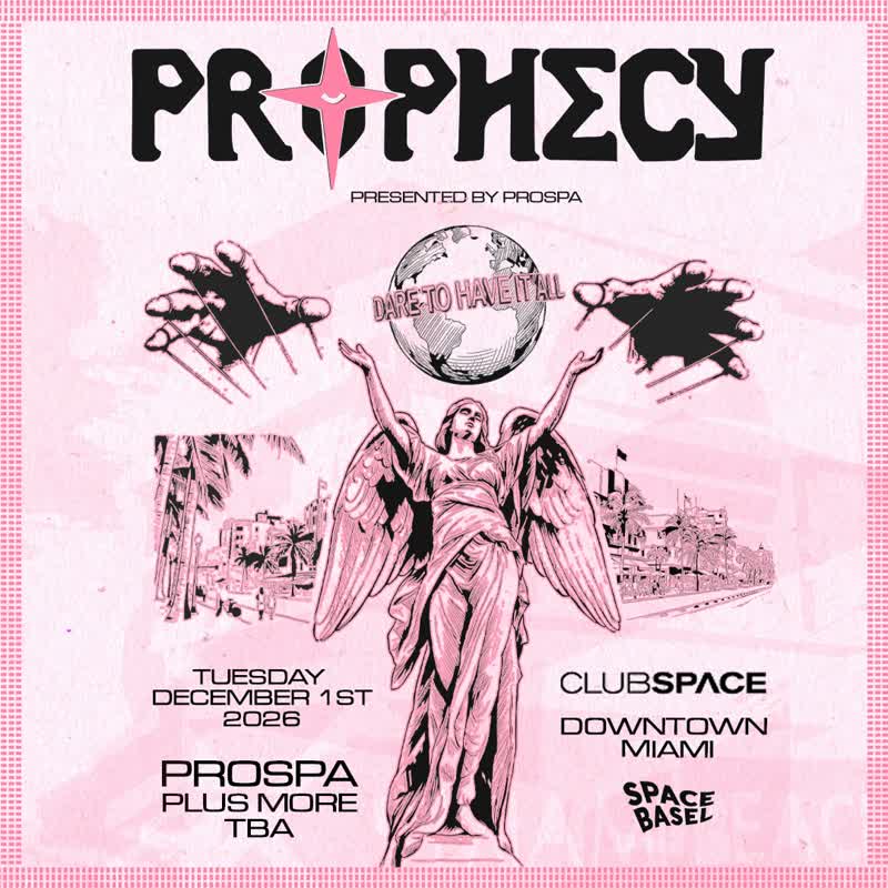 Prophecy at Club Space event flyer