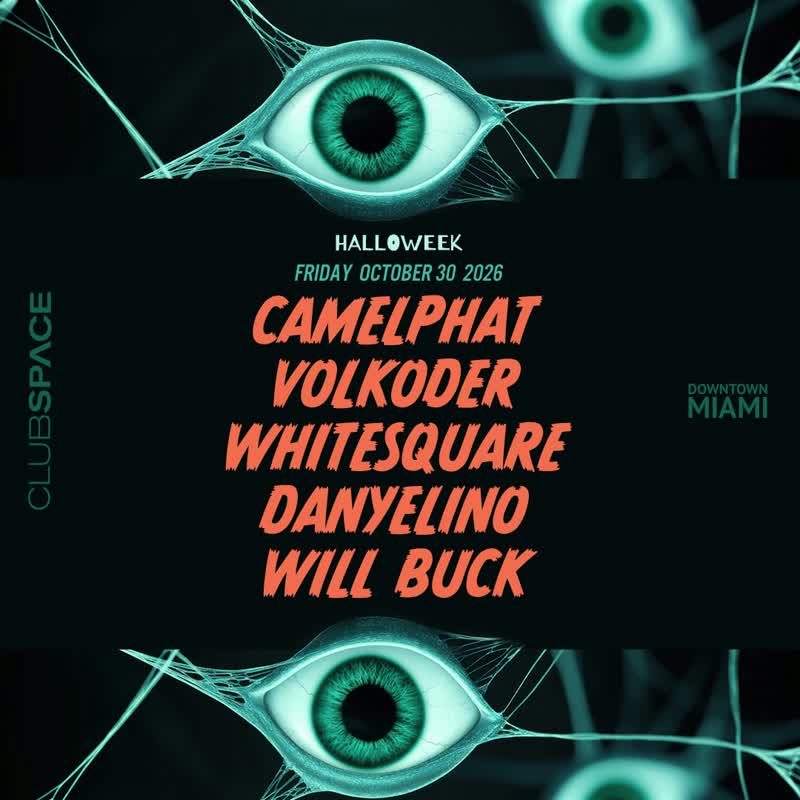 Halloweek: CamelPhat and Volkoder event flyer