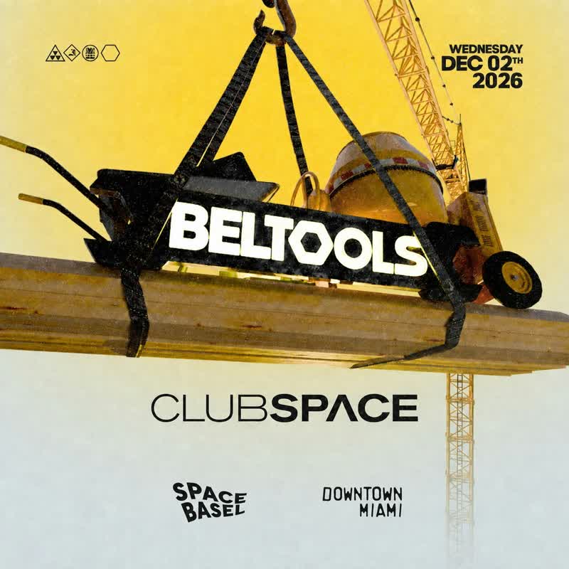 Beltools (Space Basel) event flyer