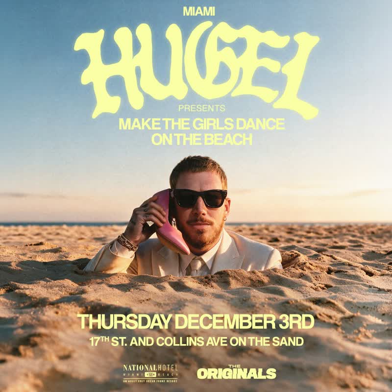 Hugel Presents Make The Girls Dance, On The Beach event flyer