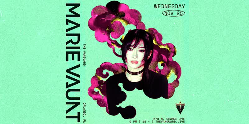 Marie Vaunt event flyer, The Vanguard Orlando