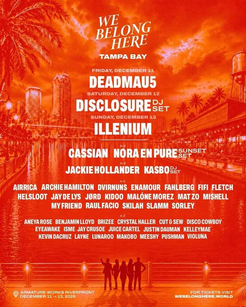 We Belong Here Tampa Bay event flyer