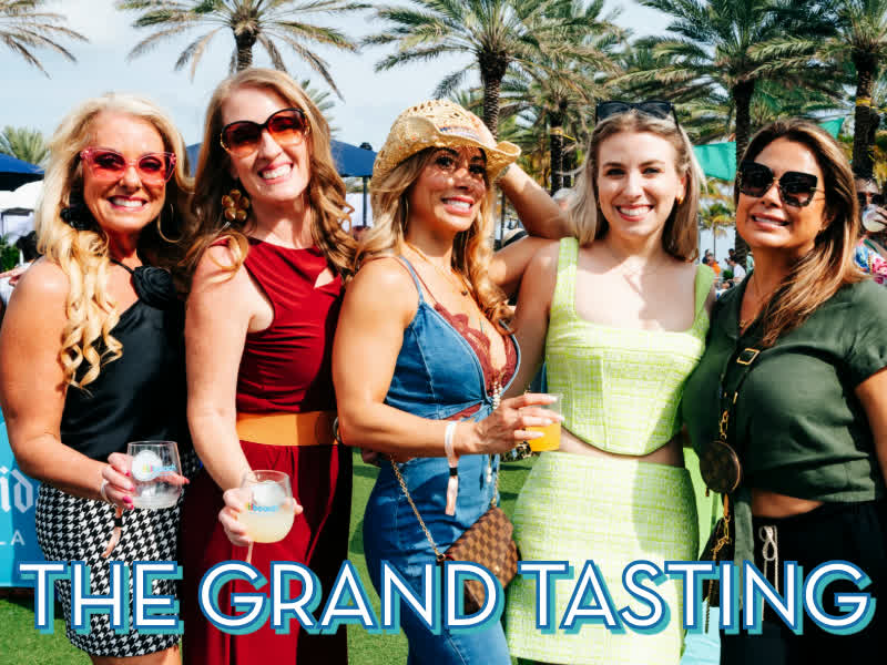The Grand Tasting at Visit Lauderdale Food and Wine Festival at Las Olas Oceanside Park in Fort Lauderdale