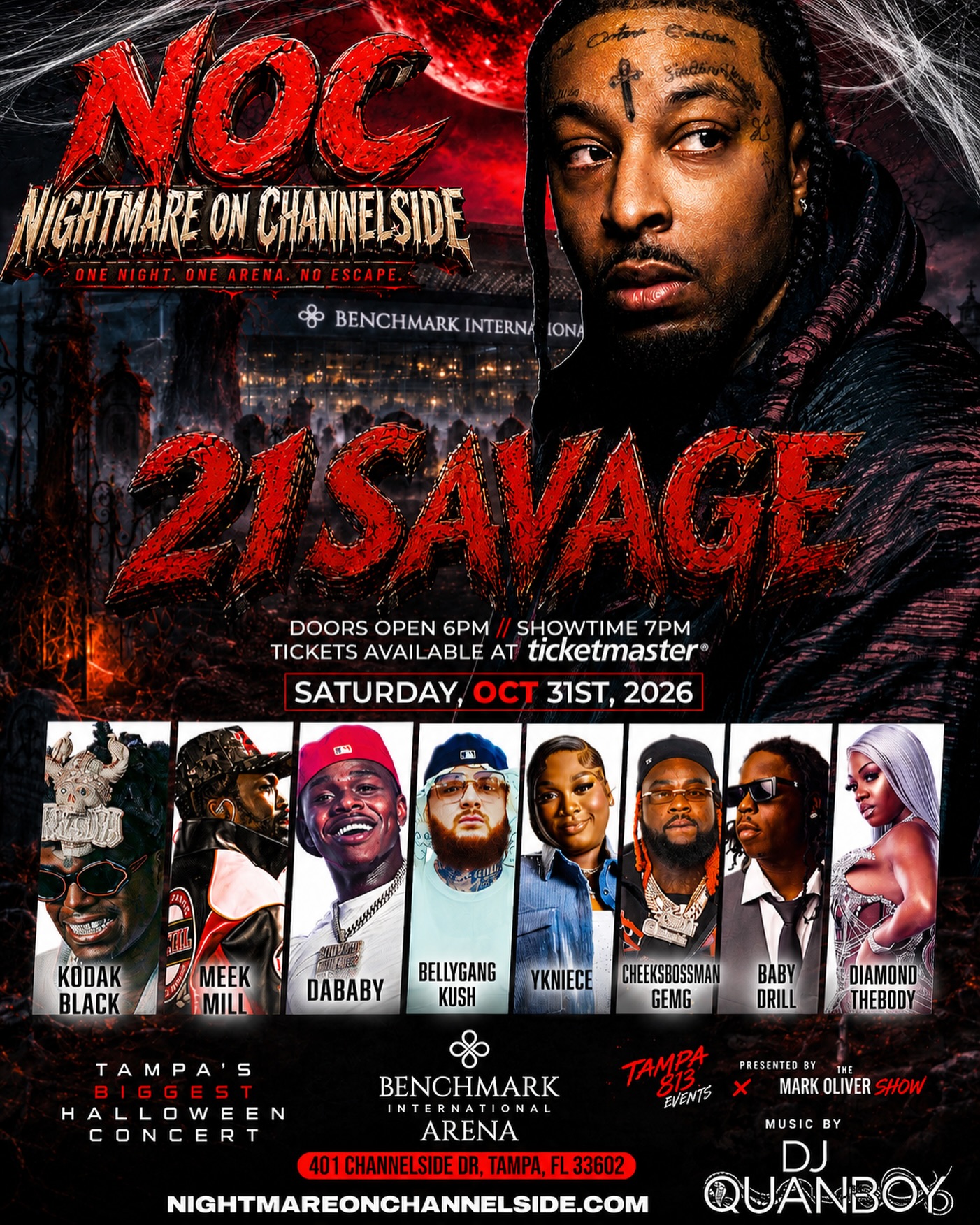 Nightmare on Channelside event flyer