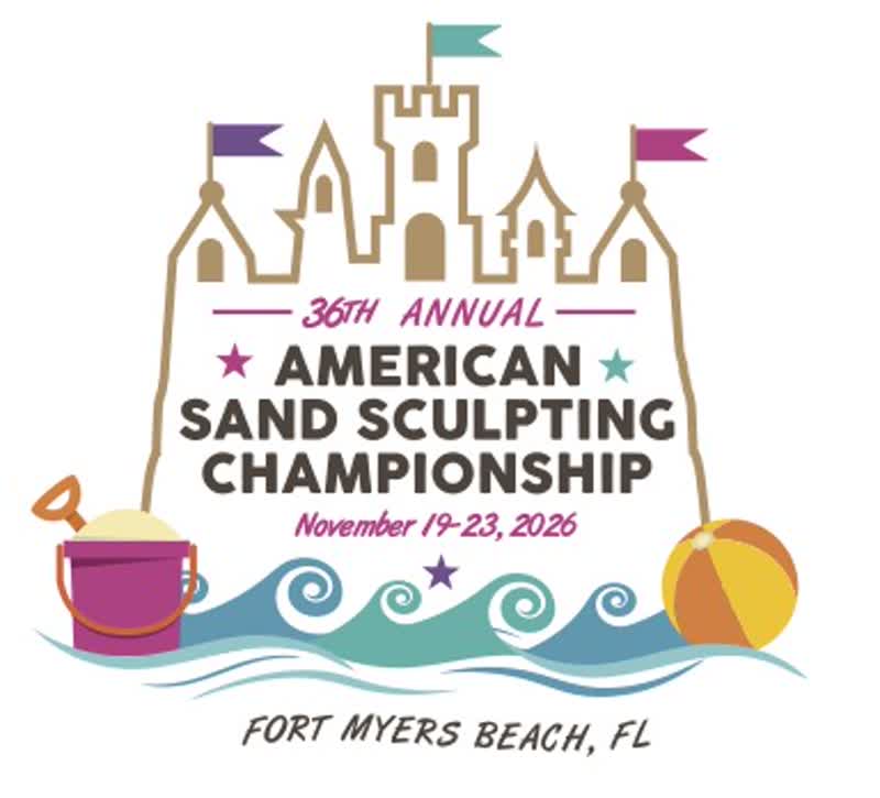 American Sand Sculpting Championship flyer, Fort Myers Beach