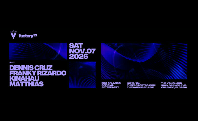 EDCO After-Party ft. Franky Rizardo and Dennis Cruz at The Vanguard in Orlando on November 7