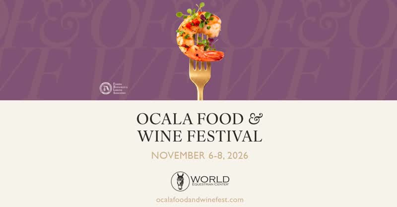 Ocala Food and Wine Festival event flyer
