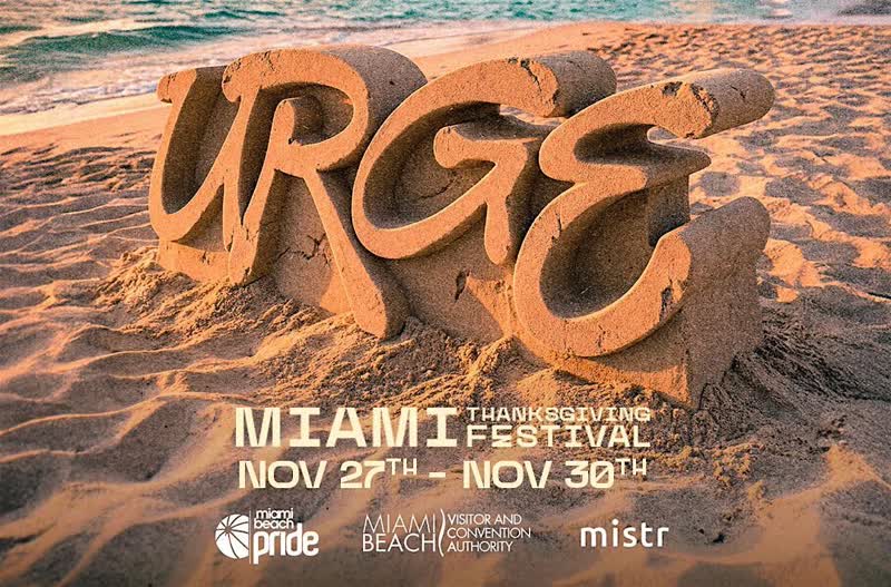 URGE Miami Festival flyer, Club M2 Miami, Miami Beach