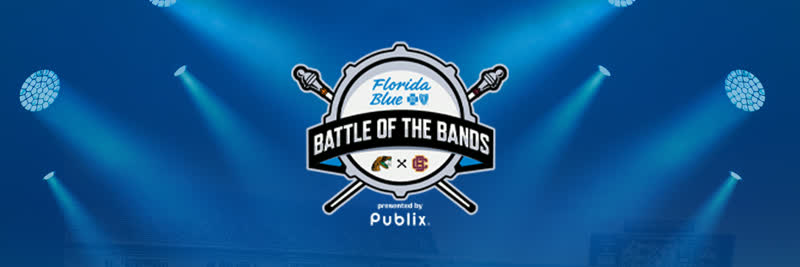 Florida Blue Battle of the Bands flyer, Kia Center, Orlando