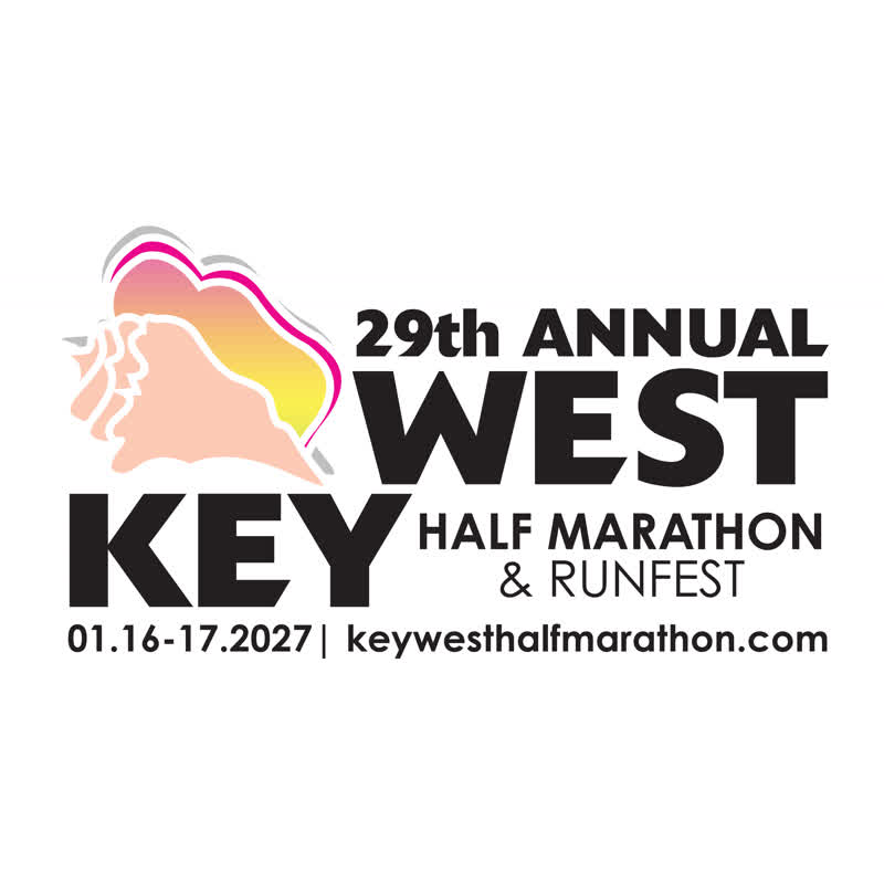 Key West Half Marathon and Runfest official 2027 poster, Key West