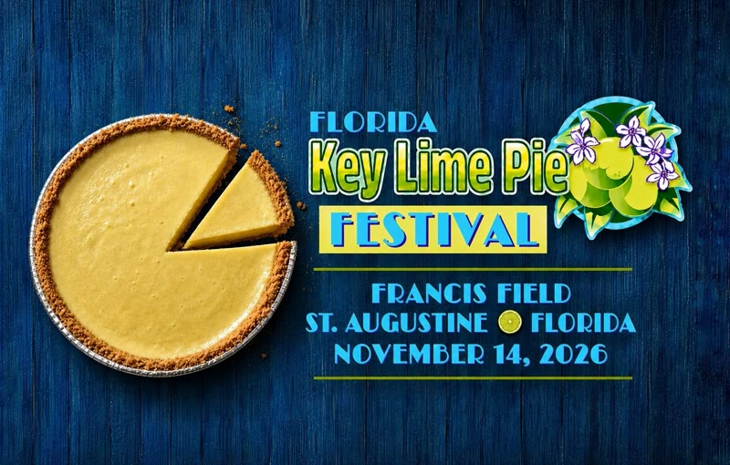 Original Florida Key Lime Pie Festival flyer, Francis Field, St. Augustine