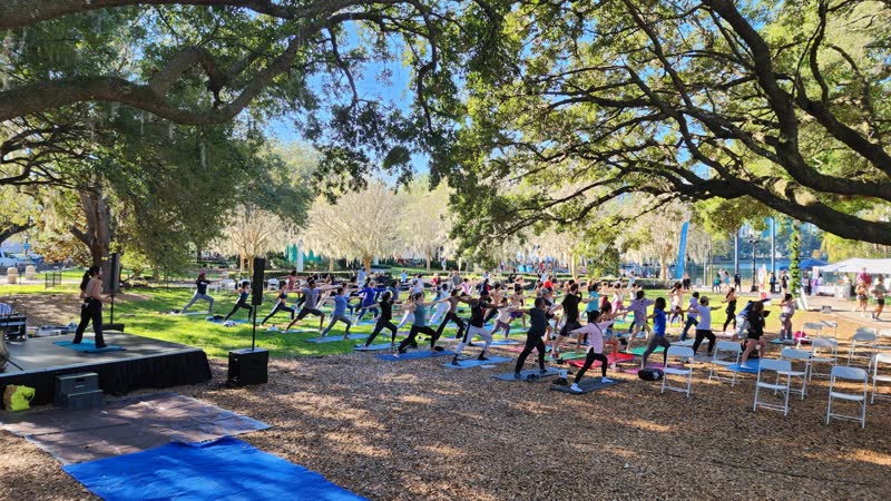Orlando Yoga Fest at Lake Eola Park