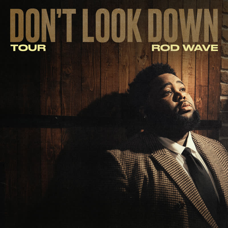 Rod Wave Dont Look Down Tour concert promo graphic
