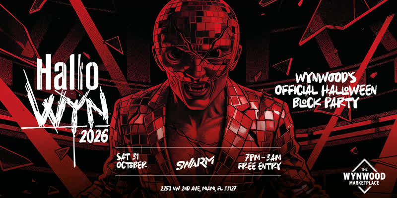 HalloWYN 2026 Wynwood Halloween Block Party flyer