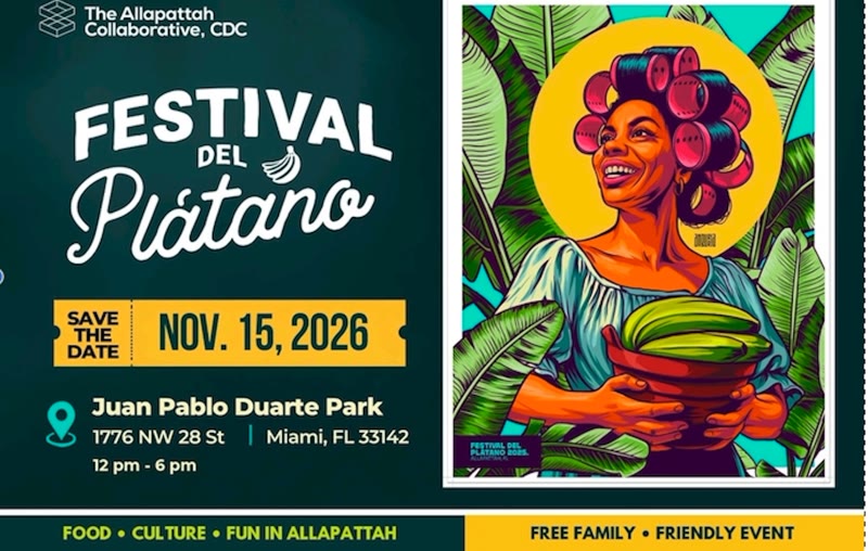 Festival del Platano flyer, Juan Pablo Duarte Park, Miami
