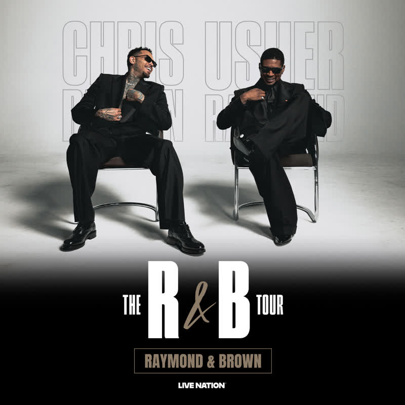 The R&B Tour flyer, Usher Raymond and Chris Brown, Raymond James Stadium